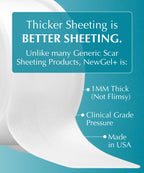 Silicone Scar Tape NewGel Plus Medical-Grade 1mm Sheet

