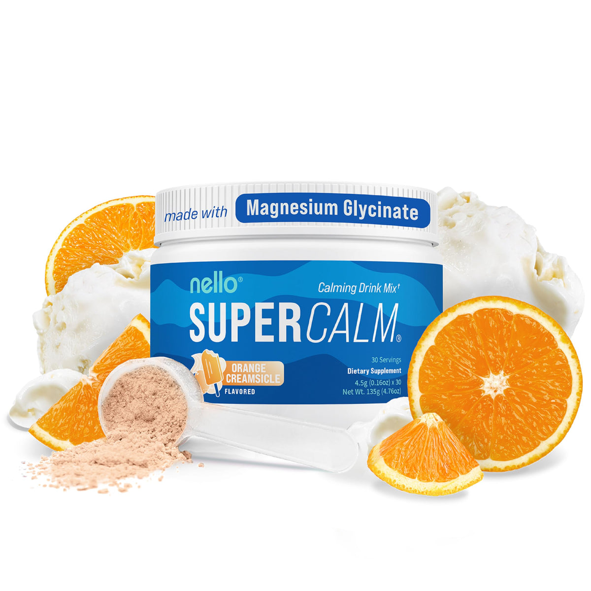 Nello SuperCalm Powdered Drink Mix Adaptogenic Sleep Support