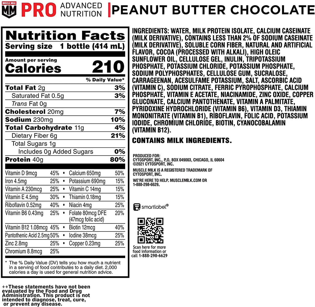 Muscle Milk Pro Series Protein Shake

