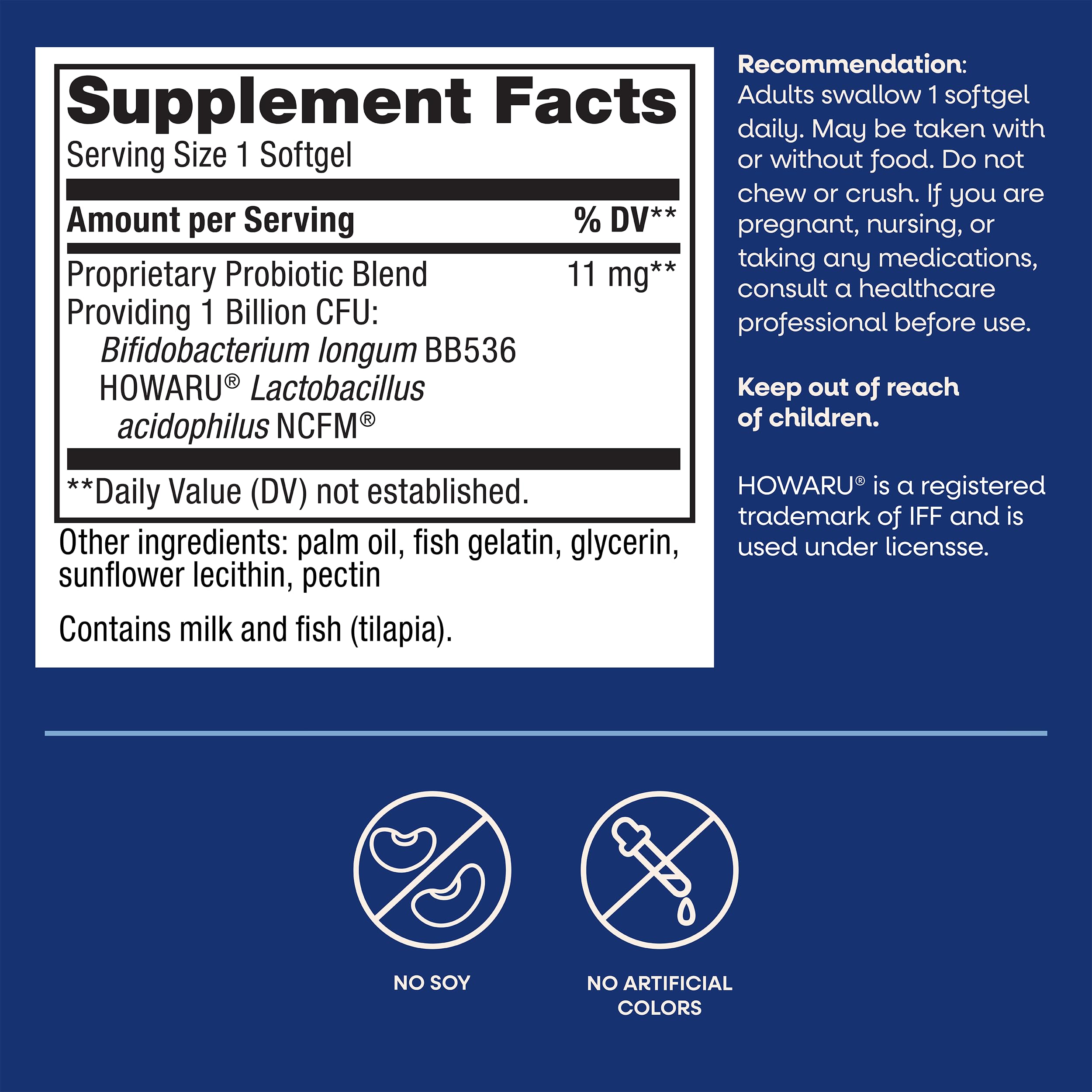 Nature's Way Probiotic Pearls Acidophilus Digestive Balance

