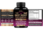 Beet Root Capsules for Heart Health and Circulation

