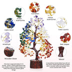 YATSKIA Crystal Tree Sculpture - Handcrafted Decor

