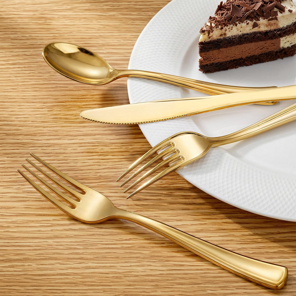 Liacere Heavyweight Disposable Plastic Forks - Cutlery

