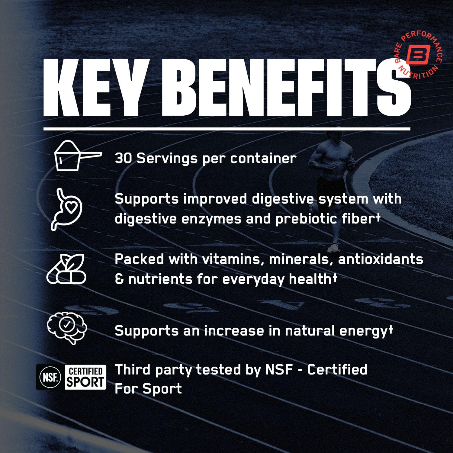 BARE PERFORMANCE NUTRITION Strong Reds Superfood Powder

