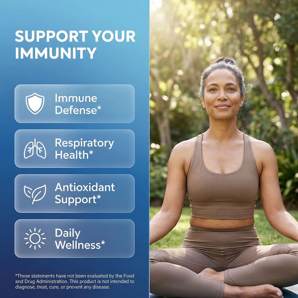 Clean Nutraceuticals Immune Defense Quercetin Zinc Vitamin C

