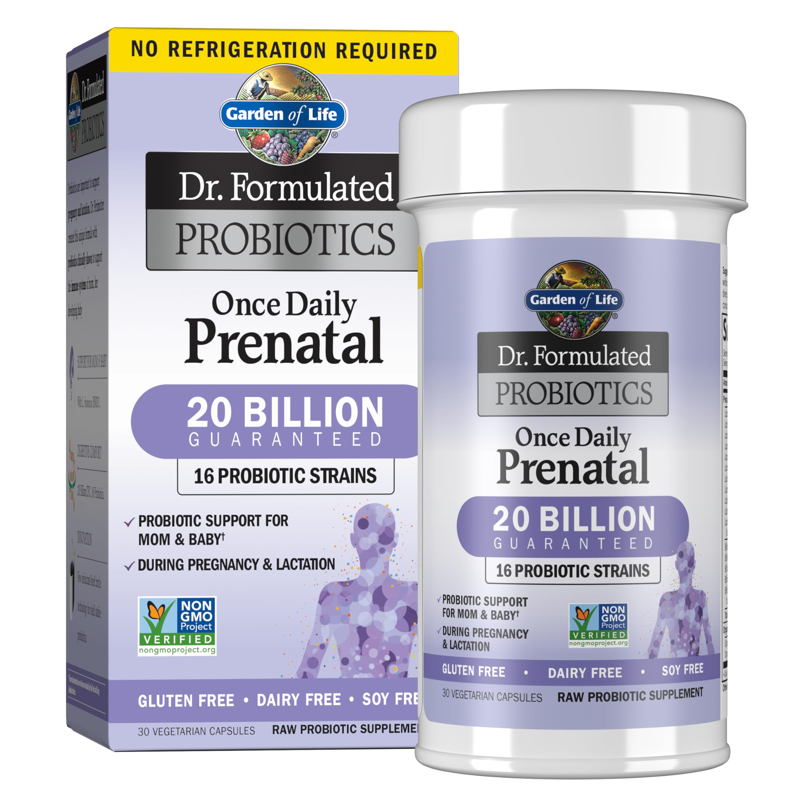 Garden of Life Dr Formulated Prenatal Probiotics Once Daily

