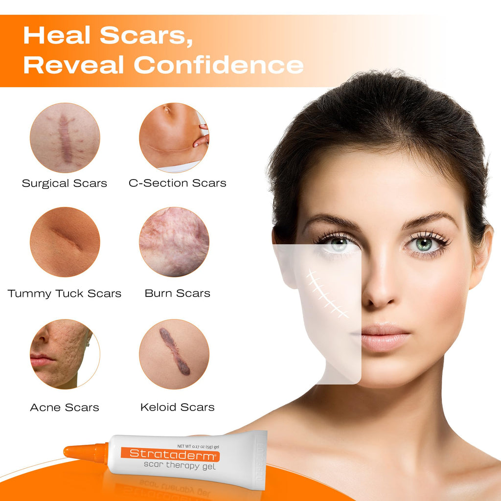 Strataderm Professional Scar Therapy Gel - Reduces Redness

