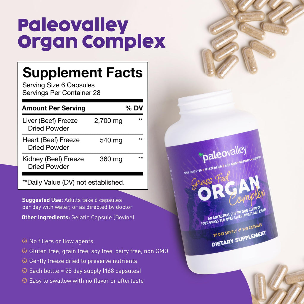 Grass-Fed Freeze-Dried Protein Complex Dietary Supplement

