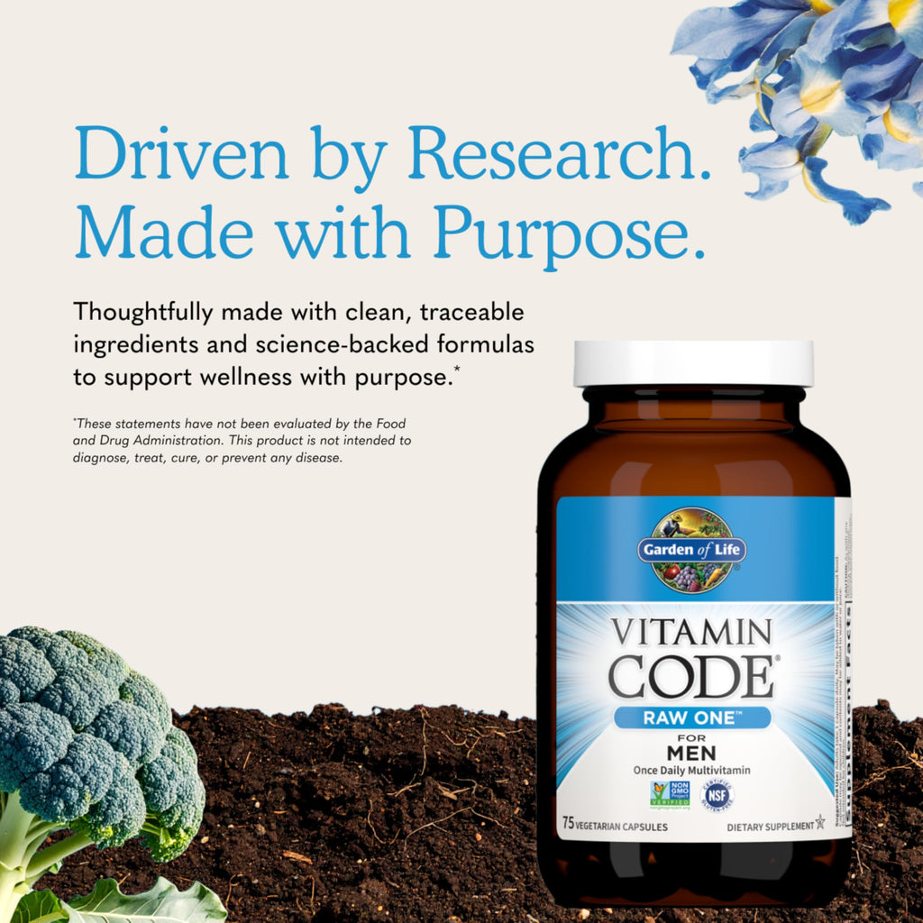 Vitamin Code RAW ONE Men Multivitamin | Garden of Life

