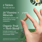 Garden of Life Organics Men’s Multivitamin 40+ - Vegan Organic

