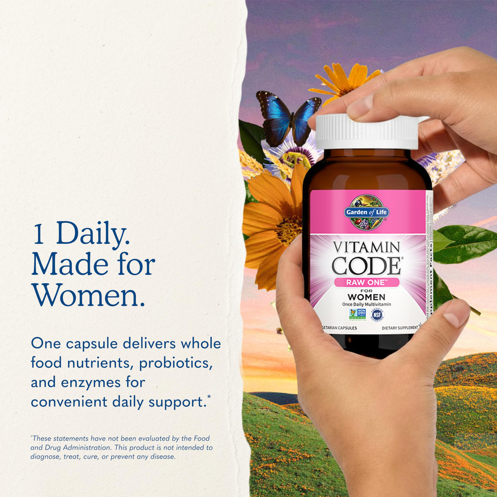 Vitamin Code RAW ONE for Women Multivitamin | Garden of Life

