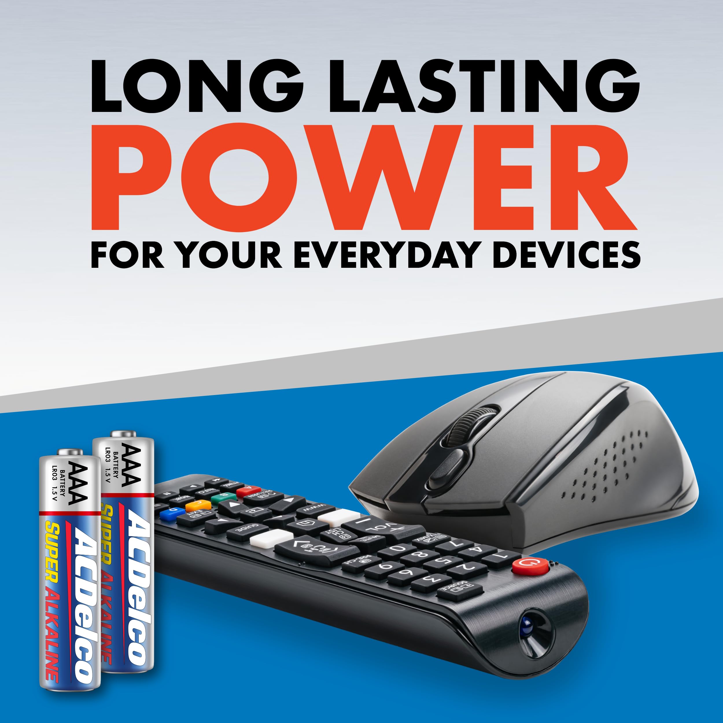 ACDelco AAA Alkaline Batteries - 1.5V Power

