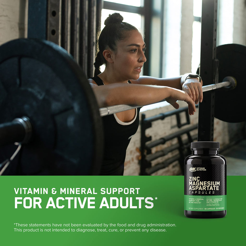 Optimum Nutrition Zinc Magnesium Aspartate Supplement

