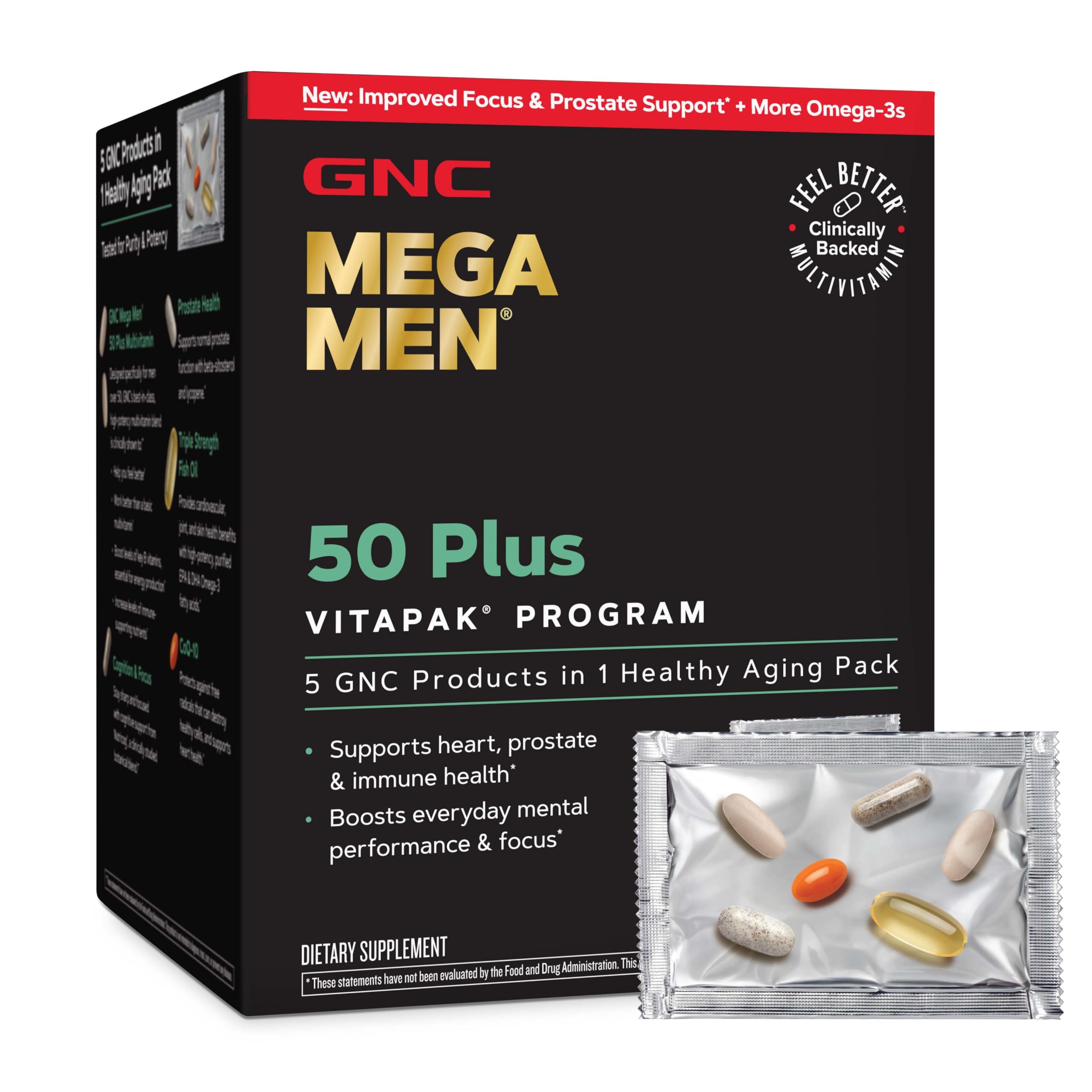 GNC Mega Men Vitapak Multivitamin for Men

