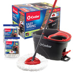O-Cedar EasyWring Microfiber Spin Mop & Bucket Floor Cleaning System

