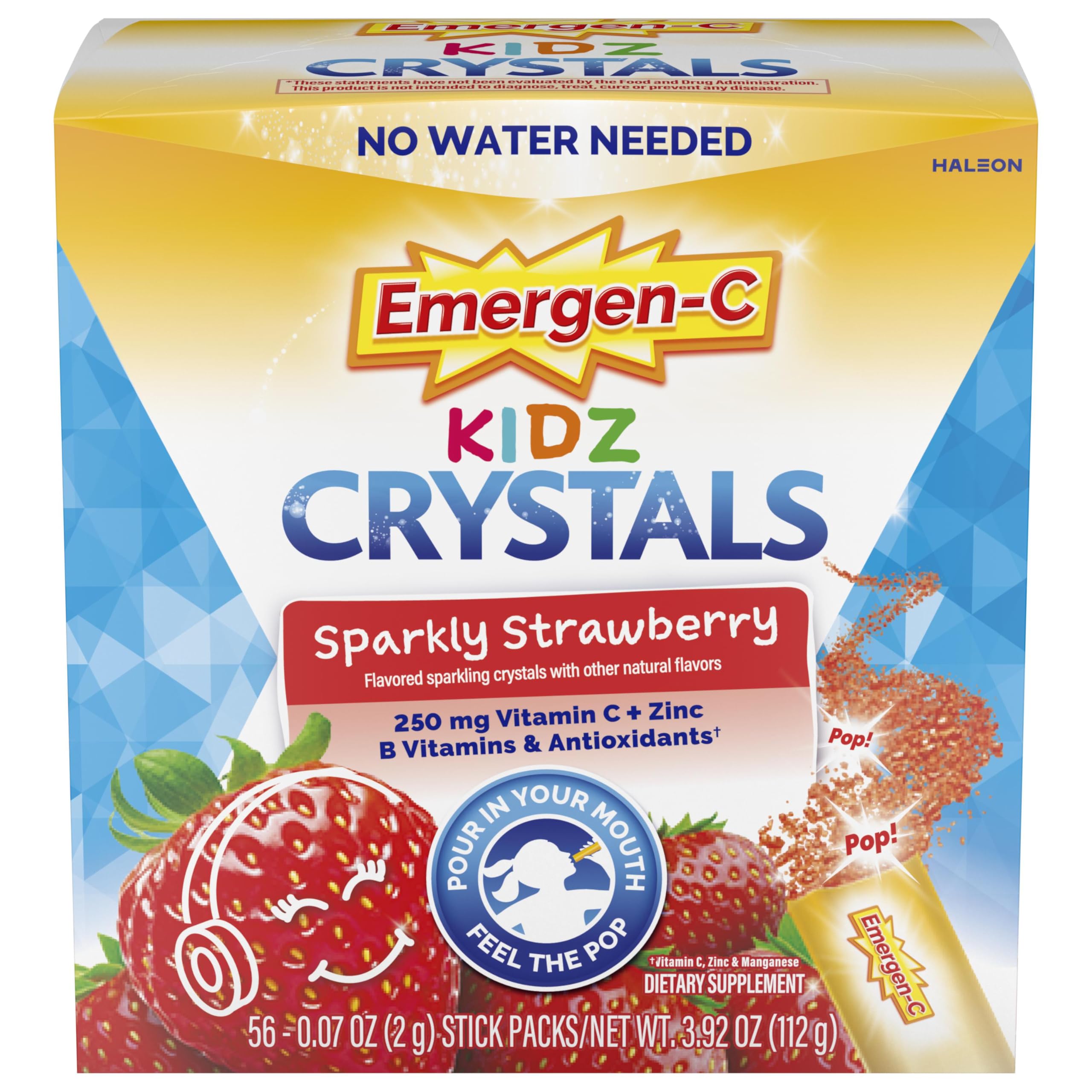 Emergen-C Immune Support Vitamin C with B Vitamins Zinc

