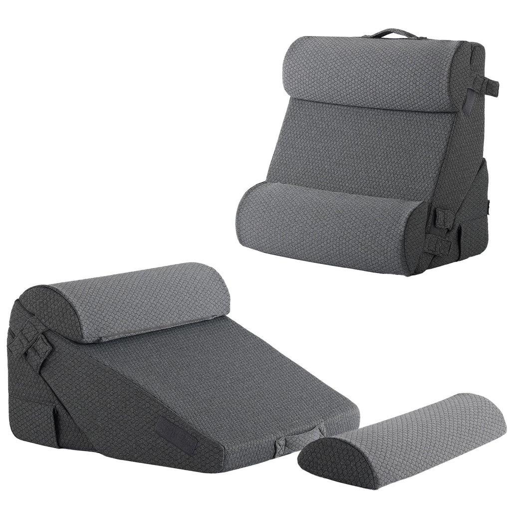 Bedluxe Wedge Pillow Set - Adjustable Orthopedic Bed Wedges