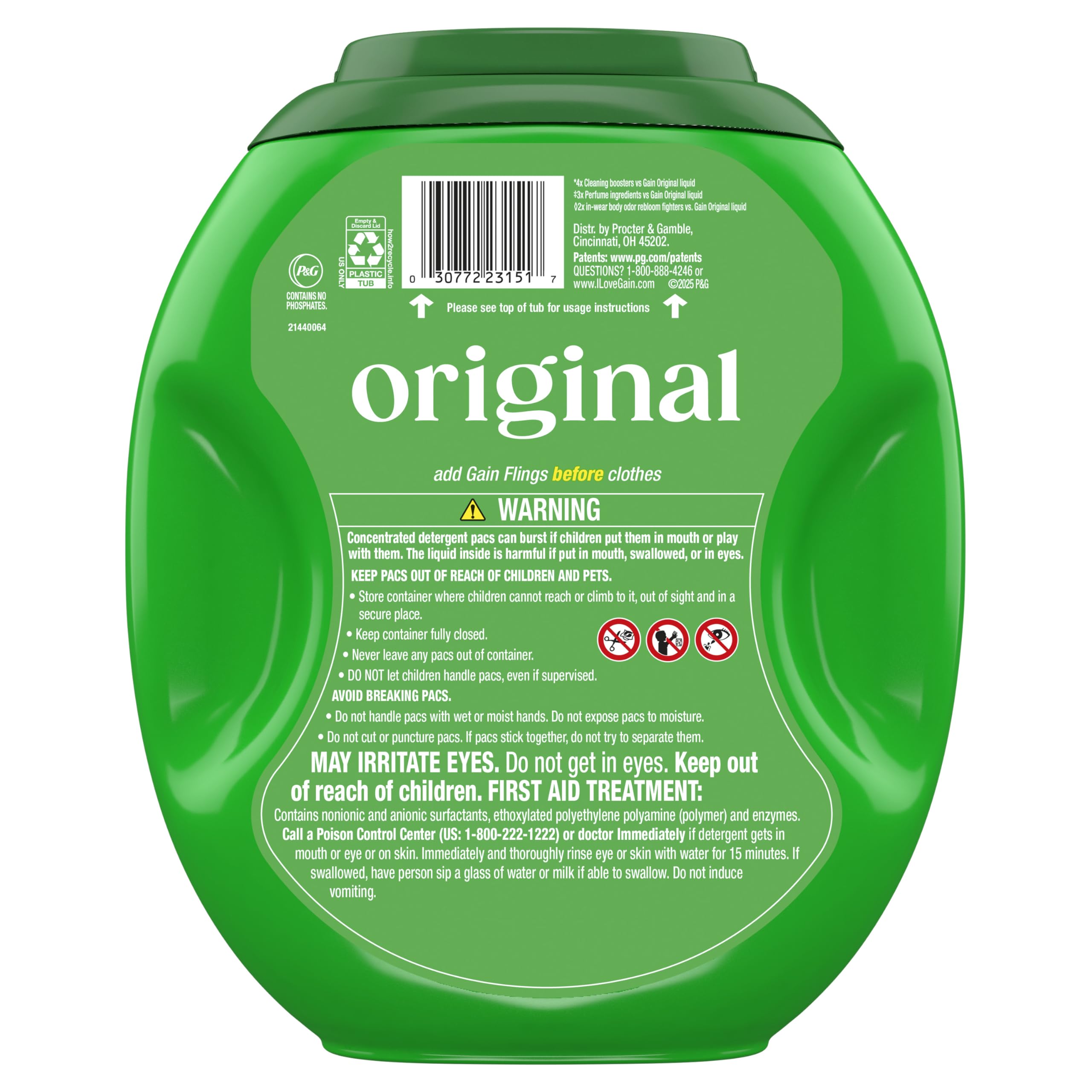Gain All-in-One Laundry Detergent for Deep Clean | Freshness

