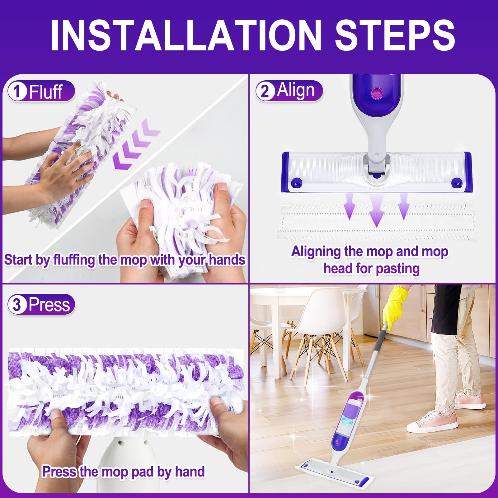 Swiffer Power Mop Pads | Disposable Multi-Surface Refills

