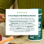 Foundational Daily Fiber Powder by Supergut Prebiotic Blend

