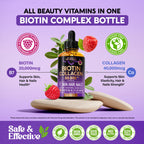 Biotin & Collagen Liquid Drops for Hair, Skin & Nails

