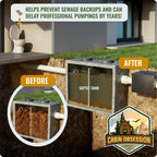 Septic Tank Treatment with Dissolvable Bacteria USA Made

