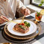 WDF Disposable Dinnerware Set – Premium Plastic Partyware

