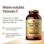 Solgar Vitamin C 1000 mg Vegetable Capsules | Immune Support

