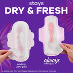 Always Radiant FlexFoam Pads with Wings Leak Protection

