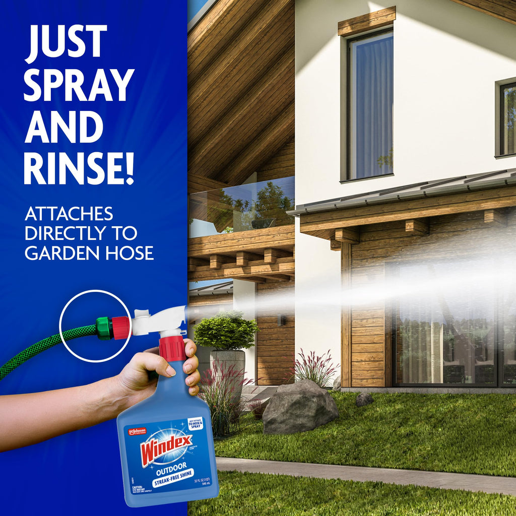 Windex Outdoor Window and Glass Cleaner Hose Attachment

