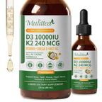 Vitamin D3 K2 Liquid with Omega-3 and Coconut MCT Oil

