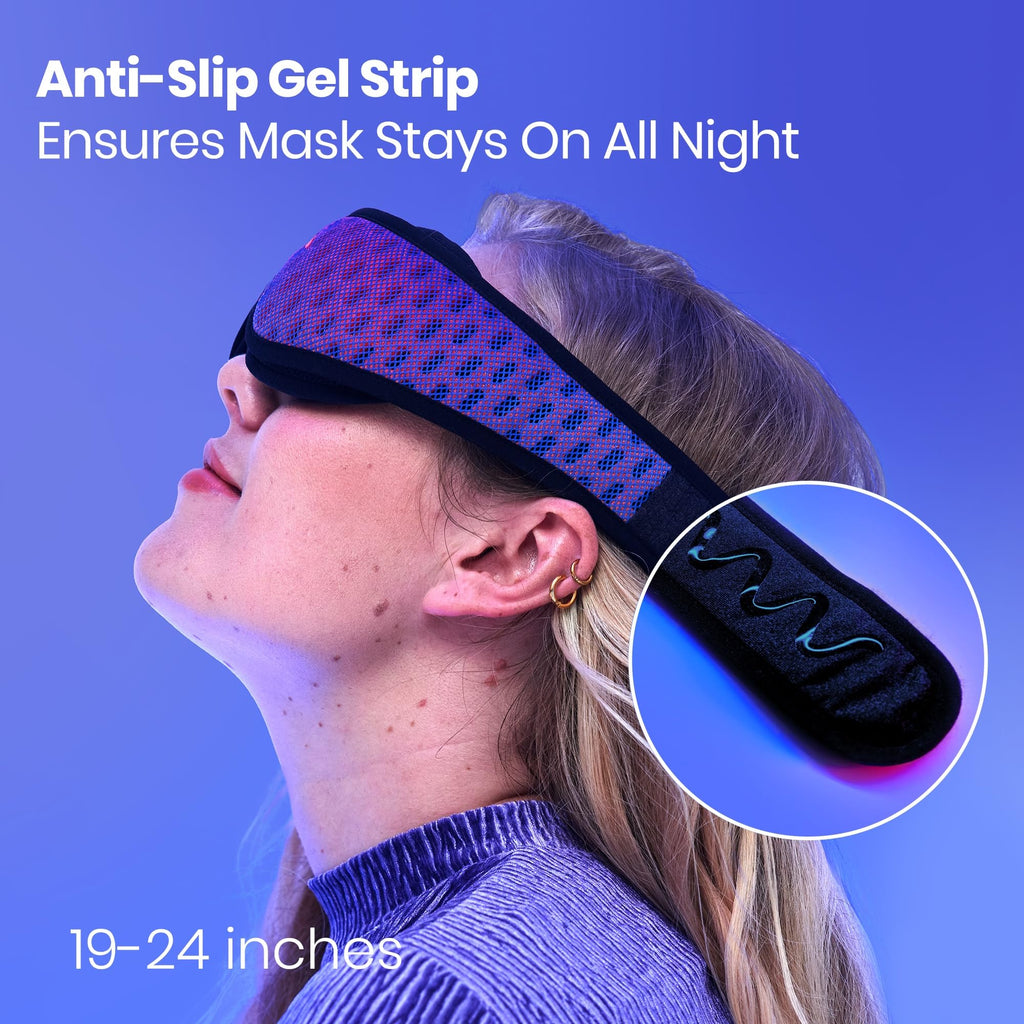 Manta Pro Sleep Mask 100% Light Blocking for Side Sleepers

