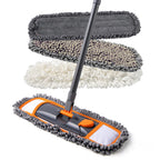 CLEANHOME Dust Mop with Washable Pads - Rotating Head

