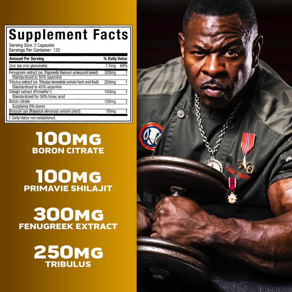 MuscleTech AlphaTest Testosterone Booster | Tribulus Boron

