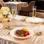 Ciaell Disposable Plastic Champagne Flutes | Party Glasses

