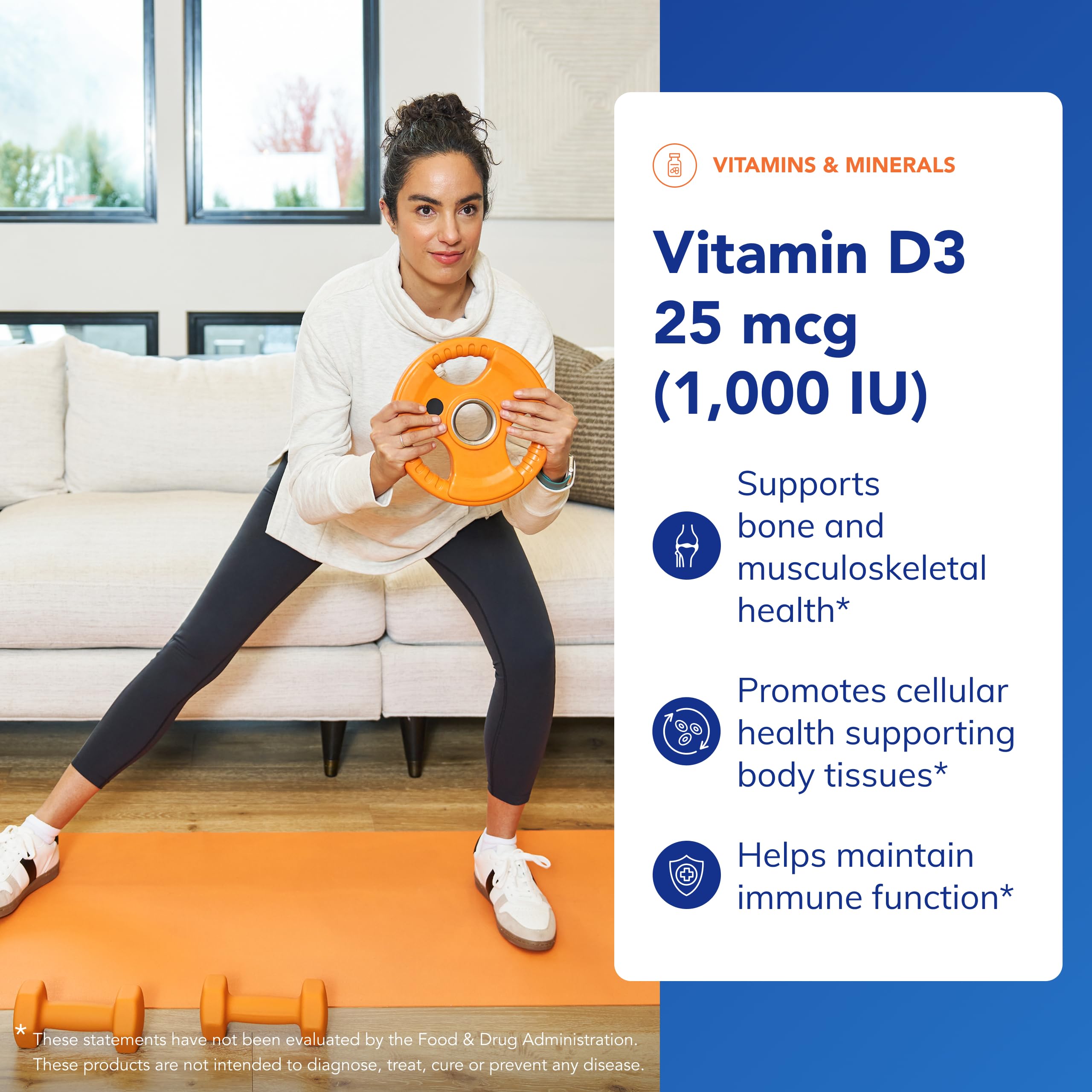 Vitamin D3 Supplement by Pure Encapsulations for Bone Health

