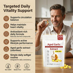 Aged Garlic Extract Softgels for Heart & Immune Support

