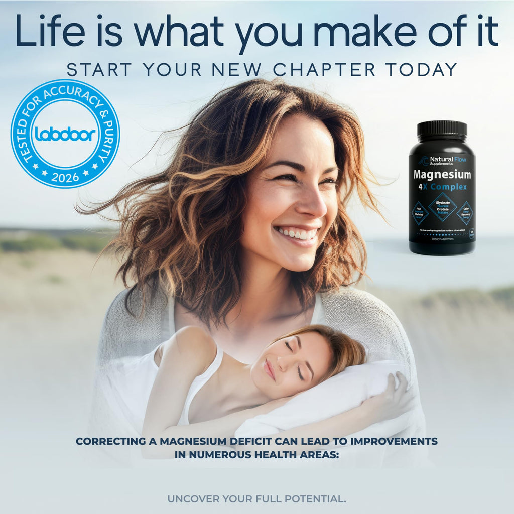 Natural Flow Magnesium Complex | Mineral Support

