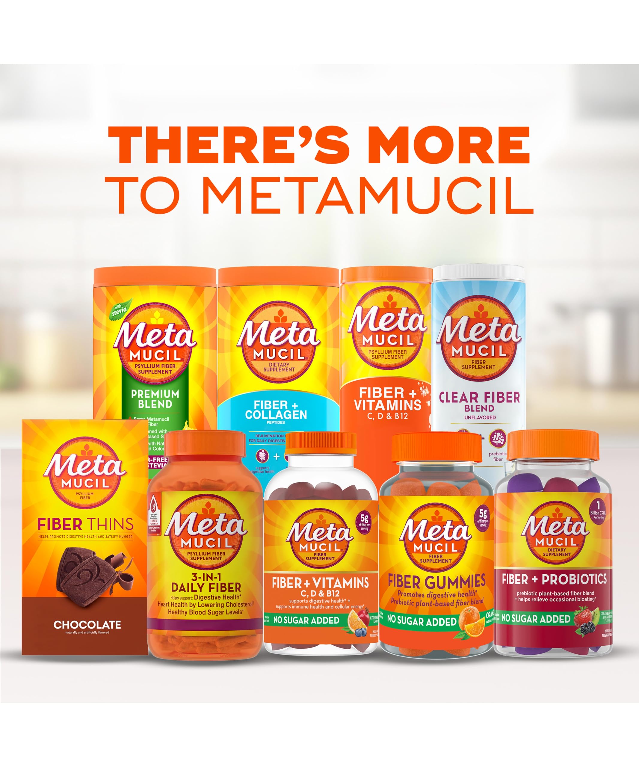 Metamucil Citrus Berry Fiber Gummies | Vitamins C, D & B12

