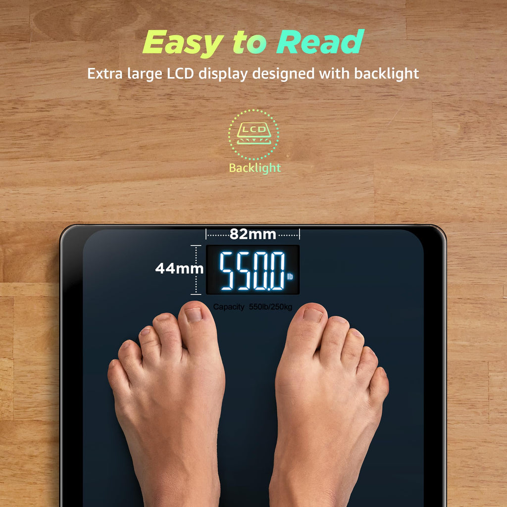 RunStar Bathroom Digital Scale Ultra-Wide Platform

