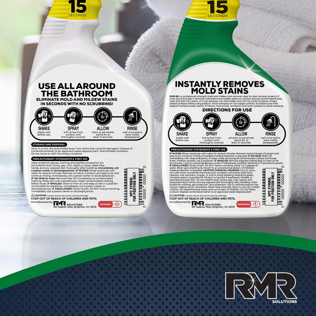 RMR Complete Mold & Mildew Stain Eraser System Cleaning Kit

