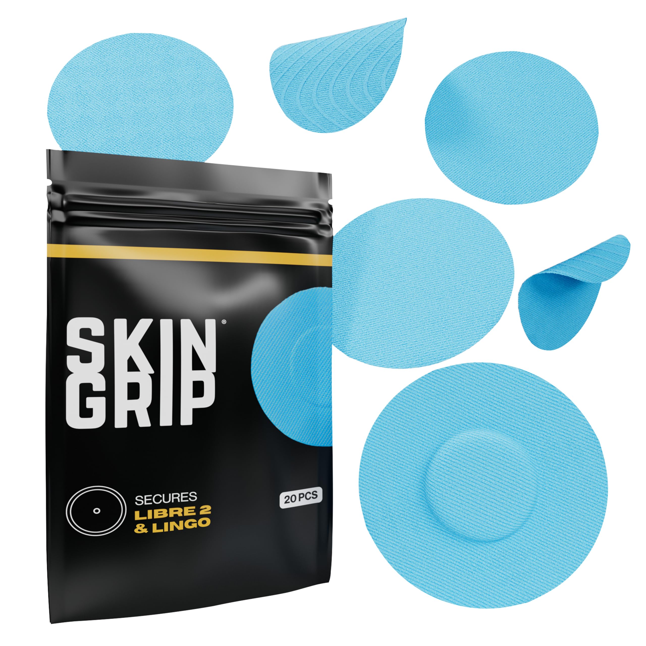 Skin Grip CGM Patch for Sensor Covers
