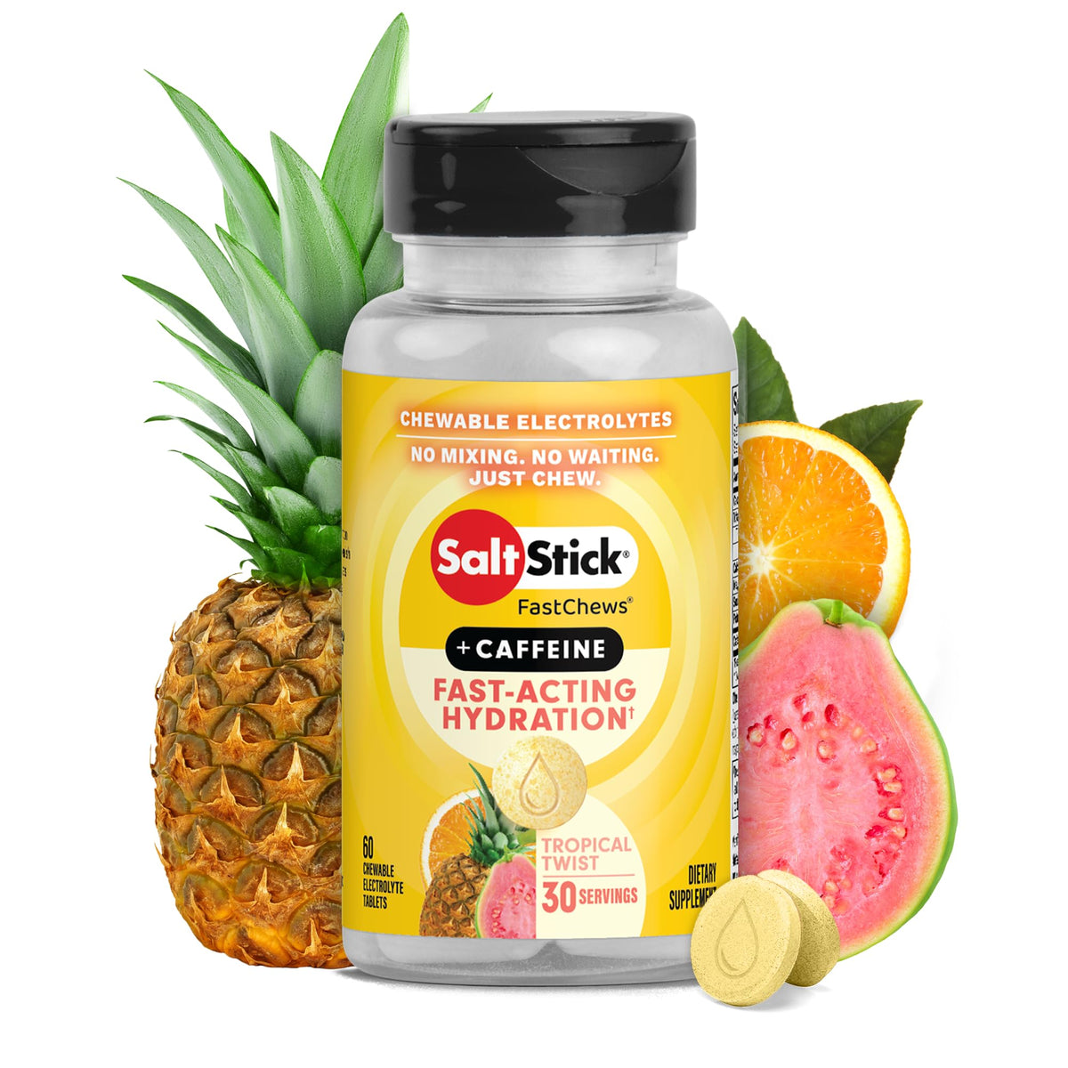 SaltStick Electrolyte FastChews Chewable Hydration Tablets