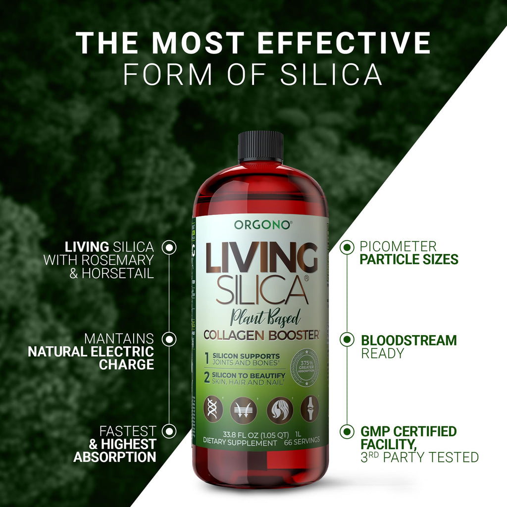 Living Silica ORGONO Plant-Based Collagen Booster

