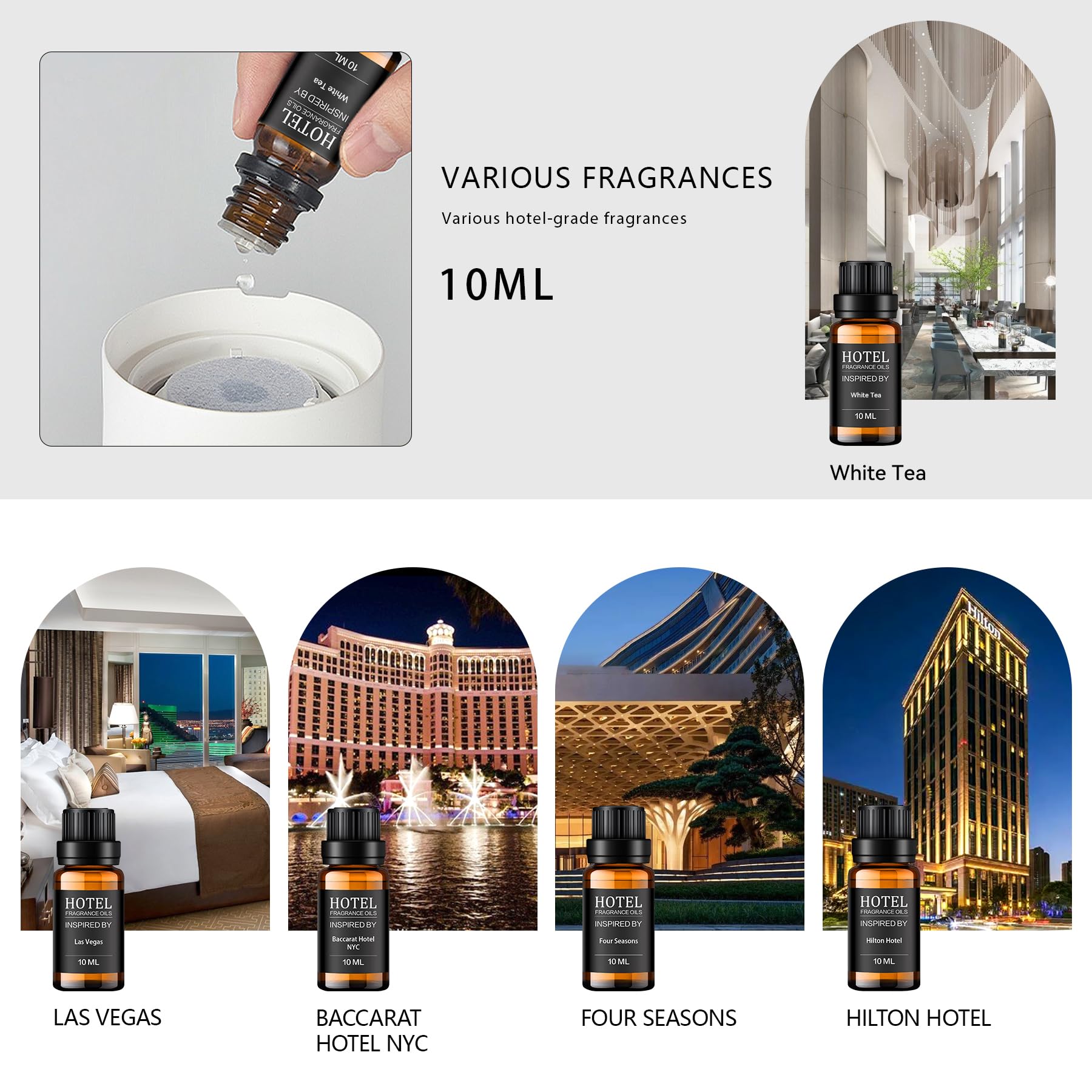 Hotel Collection Diffuser Essential Oils Gift Set

