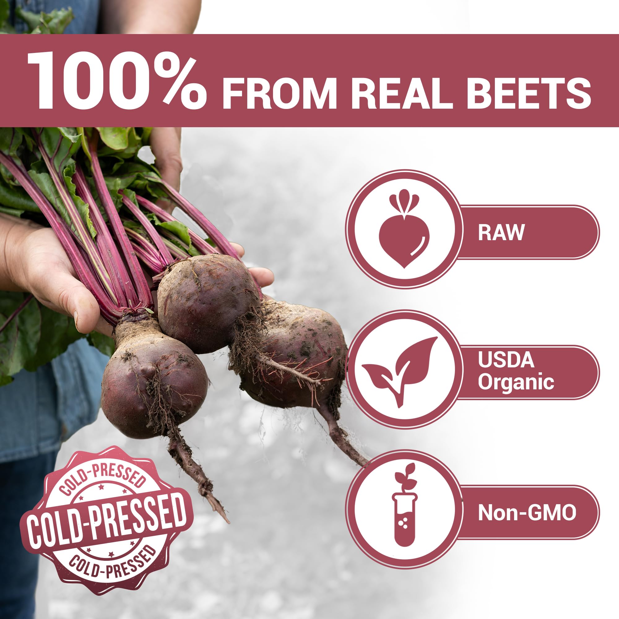 Dr. Berg Organic Beetroot Powder for Nitric Oxide

