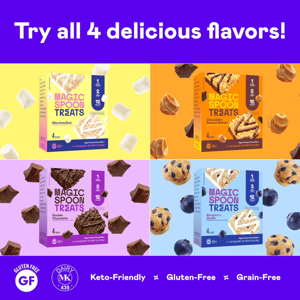 Magic Spoon Protein Bars Treats Gluten Free Sugar Free

