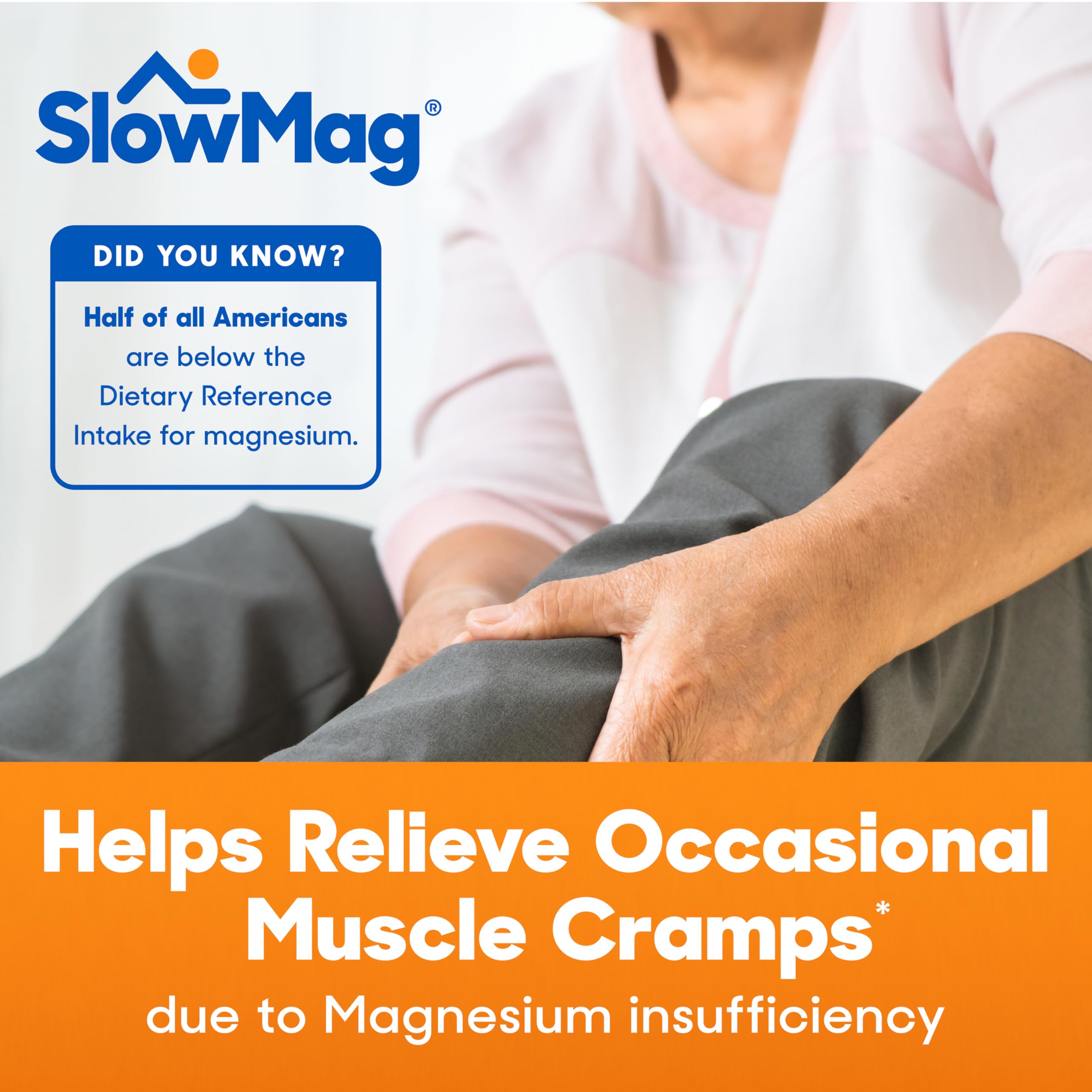 SlowMag Magnesium Chloride Supplement with Calcium

