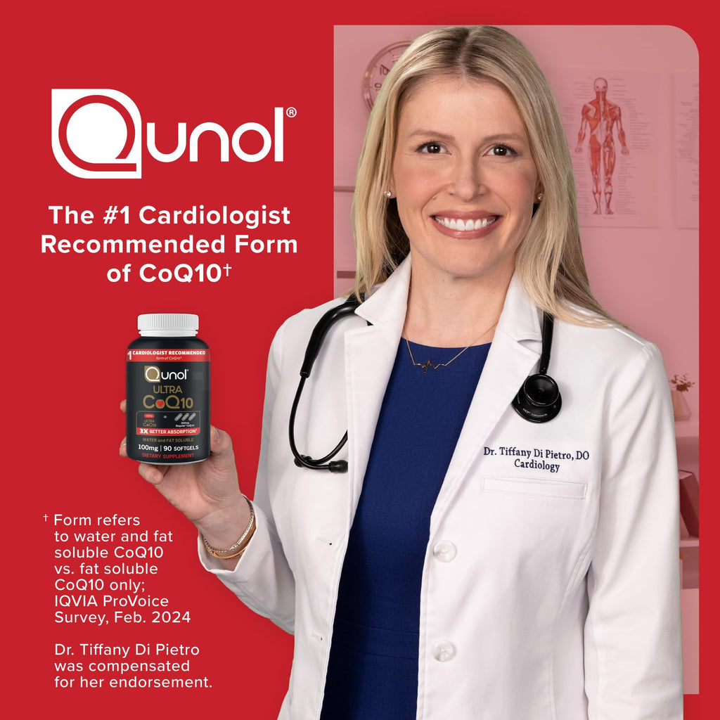 Qunol Ultra CoQ10 100mg Softgels | 3X Absorption

