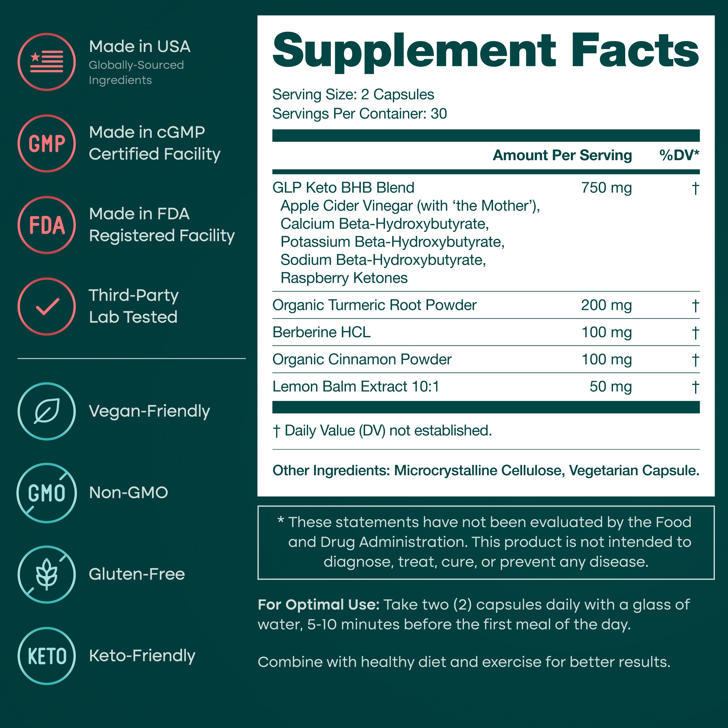 GLP-1 Inspired Dietary Supplement for Daily Wellness

